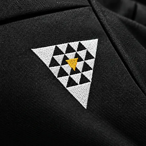Logo bordado en una mochila personalizada