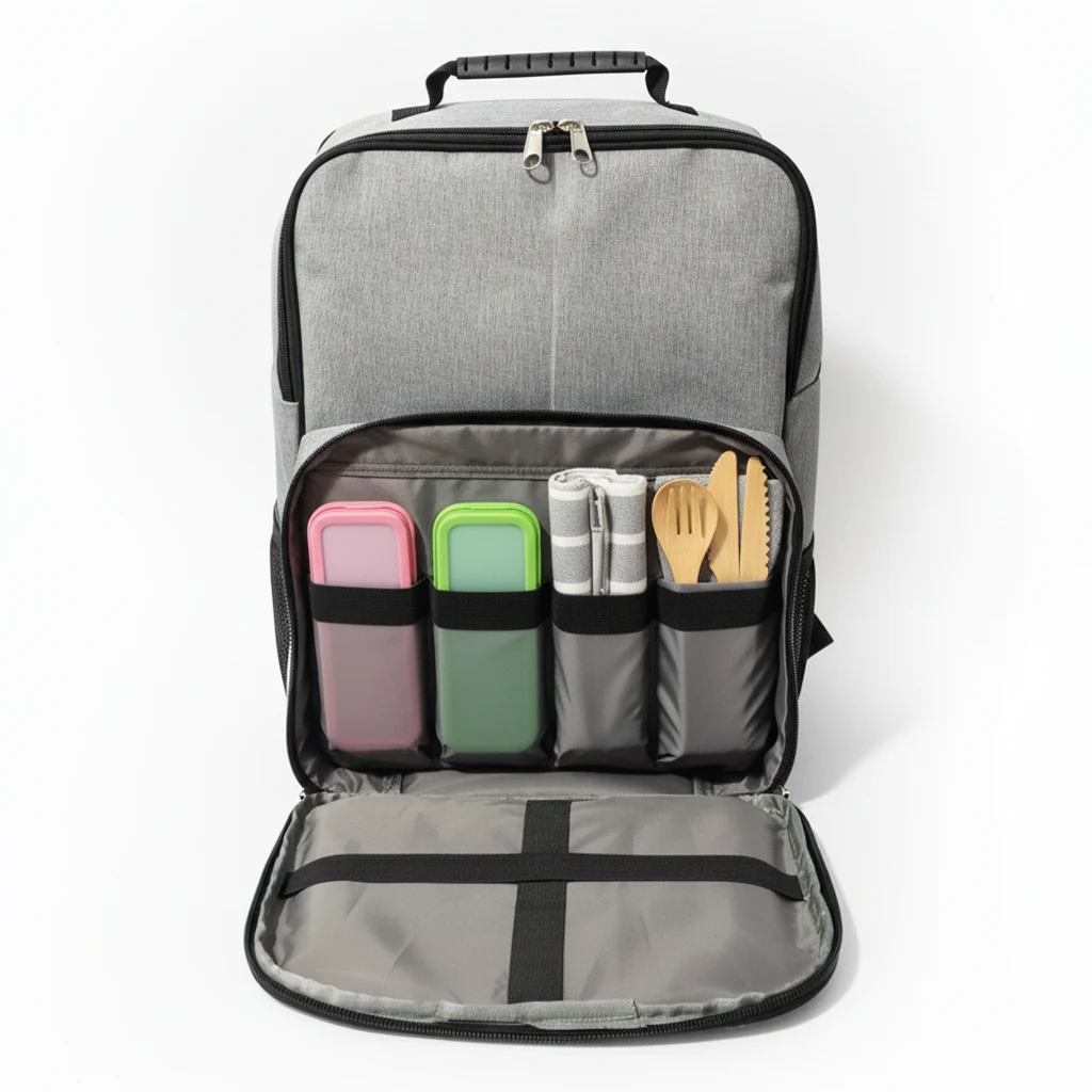 mochila picnic personalizada vista frontal