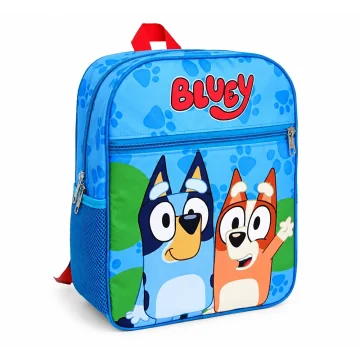 mochila infantil de bluey y bingo vista frontal